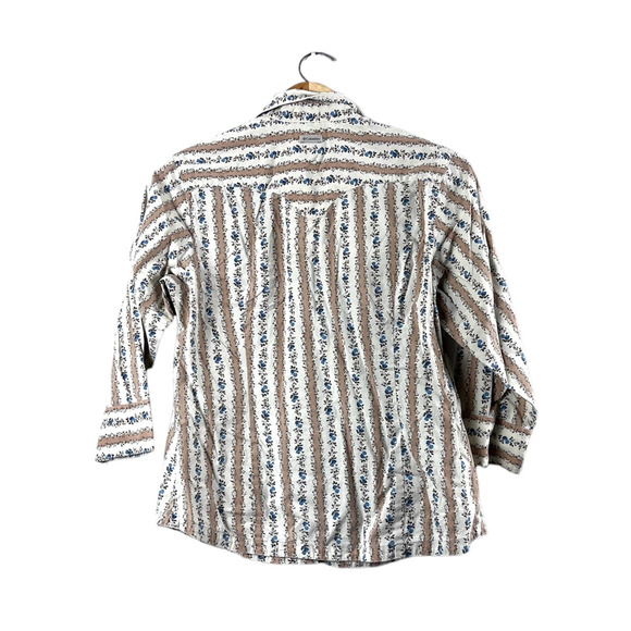 Women's Cottagecore Vintage Columbia Button Front Blouse PM - Picture 2 of 5